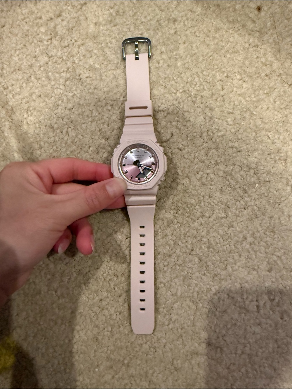 G shock pink watch